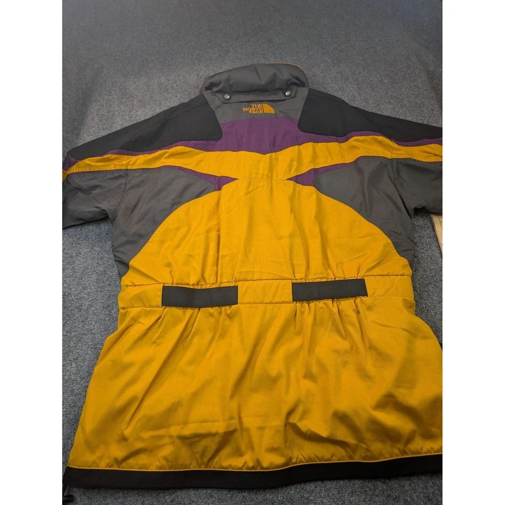 The North‎ Face Jacket Mens XL Yellow TNFX Ski Belted Hooded Waterproof